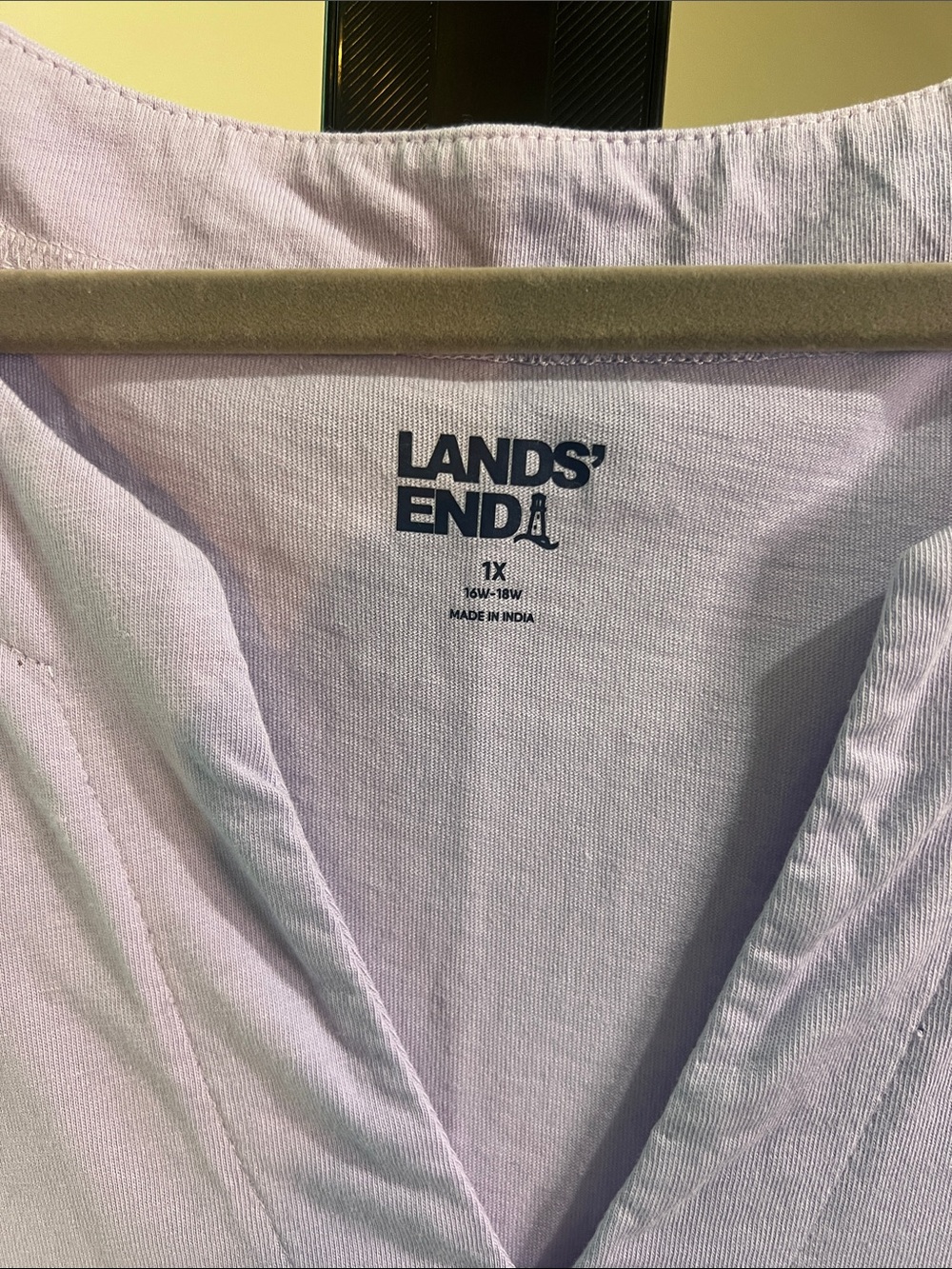 Lands' End Lavender to Magenta Ombre Sleeveless Tunic - Picture 2 of 5